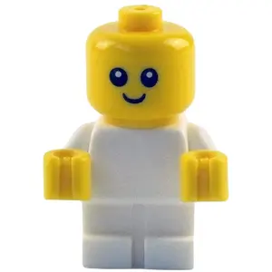 LEGO® Baby Minifigur Weißer Körper mit Gelben Händen ! Menge 1x