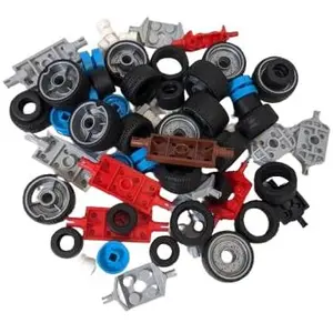 LEGO® City 15 Achsen mit Rädern bunt gemischt NEU! Teile 45