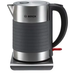 Bosch TWK7S05 Wasserkocher 1,7 Liter 2.2 kW Grau/Schwarz