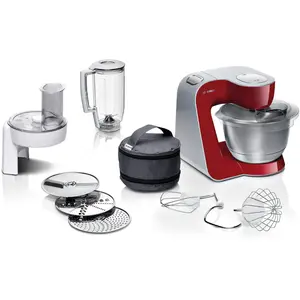 Bosch MUM58720 Küchenmaschine 1000 W 3,9 l Grau  Rot  Edelstahl
