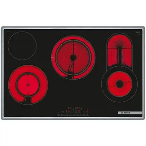 Bosch Serie 6 PKC845FP1D, Schwarz, Integriert, Keramik, Glaskeramik, 4...