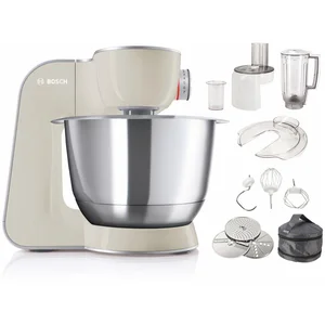 BOSCH Küchenmaschine Serie 4 MUM58L20, Durchlaufschnitzler, Mixer, gra...