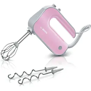 Bosch Hausgeräte Styline Color MFQ4030K, Handmixer, Pink, Grau, Rosa