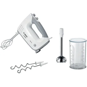 BOSCH Handmixer ErgoMixx MFQ36470, Edelst. Rührbesen/Knethaken, Mixfuß...