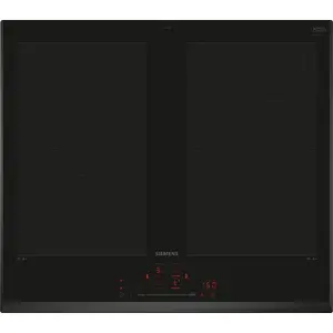 Siemens iQ700 EX651HXC1E, Schwarz, Integriert, 60 cm, Zonen-Induktions...
