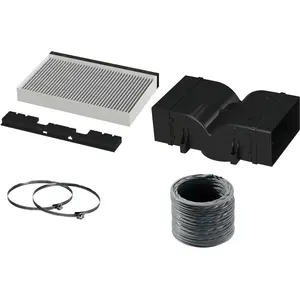 Siemens LZ12CBI14, Recycling-Set für Dunstabzugshaube, Schwarz, Grau, ...