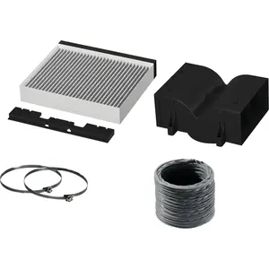 Siemens LZ11CBI14, Recycling-Set für Dunstabzugshaube, Schwarz, Grau, ...