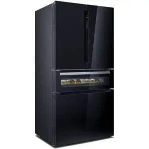 Siemens KF96RSBEA, Freistehend, French door, Schwarz, 572 l, SN-T, C günstig