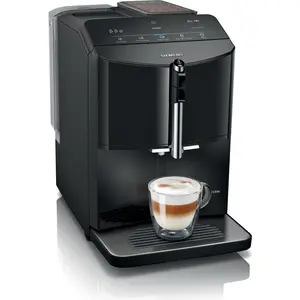 Siemens Kaffeevollautomat, EQ300 Klavierlack Schwarz TF301E09