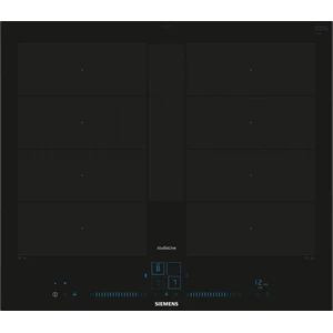 Siemens iQ700 EX677NYV6E, Schwarz, Integriert, 60 cm, Zonen-Induktions...