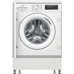 Siemens WI14W443 Einbau-Waschvollautomat weiß, 8 kg, 1400 U/min, iQ700, 66 dBA