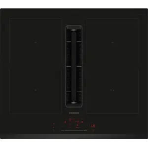 Siemens iQ500 ED631HQ26E, Schwarz, Integriert, 60 cm, Zonen-Induktions...