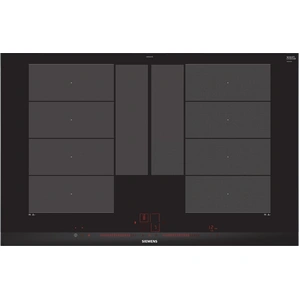 Siemens EX875LYV1E, Schwarz, Integriert, Zonen-Induktionskochfeld, Glaskeramik, 4 Zone(n), 4 Zone(n)