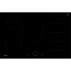 80 cm induktionskochfeld mit 5 kochzonen, 7400 w, schwarz Neff T68FHV4...