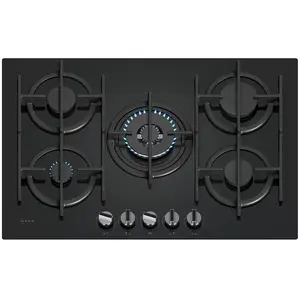 Neff T27PIQ4S0, Schwarz, Integriert, 75 cm, Gaskochfeld, Gehärtetes Gl...