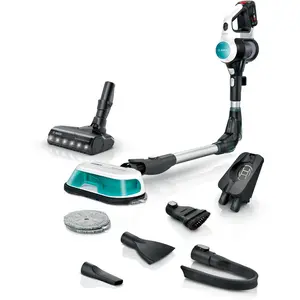 Bosch BCS71HYG4, Stabstaubsauger, Beutellos, Schwarz, Weiß, 0,3 l, Tro...