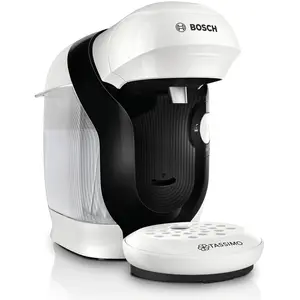 Bosch TAS114E, Pad-Kaffeemaschine, 0,7 l, Kaffeekapsel, 1400 W, Weiß