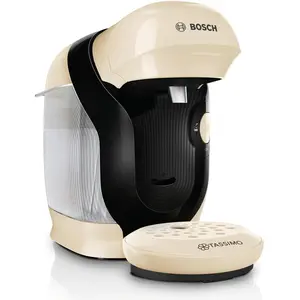 Bosch TAS117E, Pad-Kaffeemaschine, 0,7 l, Kaffeekapsel, 1400 W, Cremef...