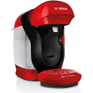Bosch TAS113E, Pad-Kaffeemaschine, 0,7 l, Kaffeekapsel, 1400 W, Rot