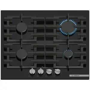 Bosch Serie 6 PPP6A6I40, Schwarz, Integriert, 60 cm, Gaskochfeld, Gehä...