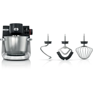 Bosch Serie 6 MUMS6ZS00, 5,5 l, Schwarz, Edelstahl, Drehregler, 1,1 m,...