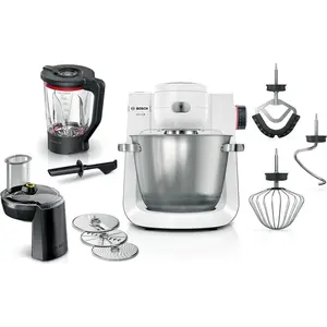 Bosch Serie 6 MUMS6EW22, 5,5 l, Weiß, Drehregler, 3,5 kg, 3,5 kg, 1,1 ...