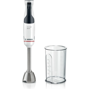 Bosch Serie 4 MSM4W210, Pürierstab, 0,6 l, 1,4 m, 600 W, Schwarz, Weiß
