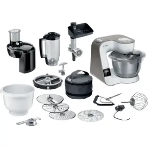 Bosch MUM5XL74, 3,9 l, Weiß, 1,1 m, 4 Disks, LED, Edelstahl