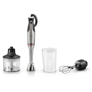 Bosch Stabmixer, Mixbecher, Universalzerkleinerer, Doppelschneebesen, Edelstahl