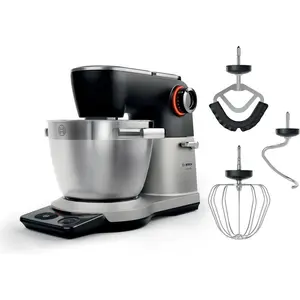 Bosch Serie 8 MUMS8ZS00, 6 l, Schwarz, Edelstahl, Kneten, Mixen, Whisk...