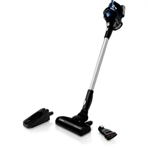 Bosch Serie 6 BBS611PCK, 2-in-1-Stabstaubsauger, Beutellos, Blau, Troc...