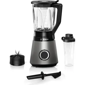 Bosch MMB6174S, Standmixer, Schwarz, Metallisch, Transparent, Mixen, 1...