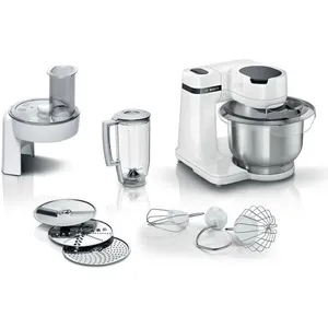 Bosch MUMS2EW20, 3,8 l, Weiß, Schleifen, Kneten, Mixen, Rührer, 2 kg, 1,1 m, 800 g günstig