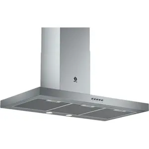 Balay Rectangular 3bc095mx Dekorative Dunstabzugshaube 90 Cm