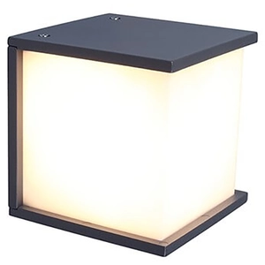 Eco-Light Wandleuchte Box Cube Anthrazit max. 60W E27 günstig
