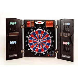 Karella Dartautomat "CB 90" (mit Dartpfeilen), eingebautes zwei-Zonen-Bulls-Eye für maximale Zähloberfläche günstig