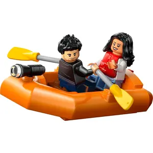 LEGO Jurassic World: Teresa und Xavier im Schlauchboot