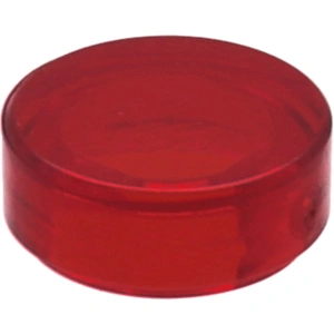 50x LEGO Fliese 1x1 rund, transparent-rot