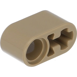 LEGO Technic: 50 Hebelarme 1x2, Pin- und Achsloch, dunkles Beige