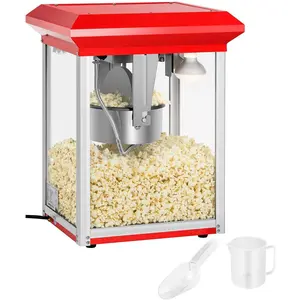 Royal Catering Popcorn Maschine Neu Profi Popcornmaker 220V 1.300W Popcornmaschine, Fun Kitchen, Rot günstig