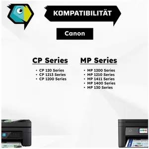 TonerPartner Inkadoo, Schreibmaschine Zubehör, Farbband Kompatibel mit Canon CP 1213 Series günstig