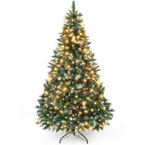 Yorbay Künstlicher Weihnachtsbaum Künstlicher Tannenbaum mit LED Beleu...