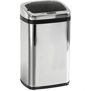 HOMCOM Automatik Sensor Mülleimer 30L mit IR Sensor, viereckig, Edelst... günstig