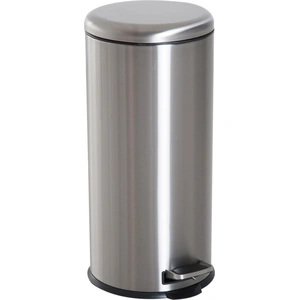 HOMCOM HOMdotCOM HOMdotCOM Treteimer Edelstahl silber 30L günstig