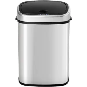 HOMCOM Mülleimer 48L Küchenabfalleimer mit Infrarotsensor, hygienisch,... günstig