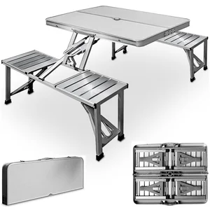 Deuba Casaria Campingtisch (1-St), Klappbar mit Stühlen Alu Falttisch ... günstig