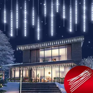 MONZANA® Meteorschauer Lichterkette 480 LED Kaltweiß