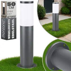MONZANA Außenlampe Edelstahl 50cm E27