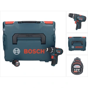 Bosch GSR 12V-15 Professional Akku Bohrschrauber 12 V 30 Nm + 1x Akku 3,0 Ah + L-Boxx - ohne Ladegerät