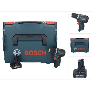 Bosch GSR 12V-35 Professional Akku Bohrschrauber 12 V 35 Nm Brushless + 1x Akku 6,0 Ah + L-Boxx - ohne Ladegerät